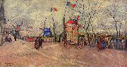 Vincent Van Gogh Strabenszene auf dem Montmartre France oil painting artist